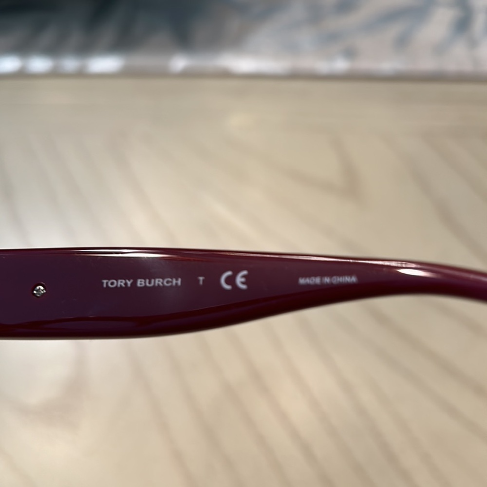 Tory Burch Frames Mahogany Tortoise Shell With Ca… - image 4